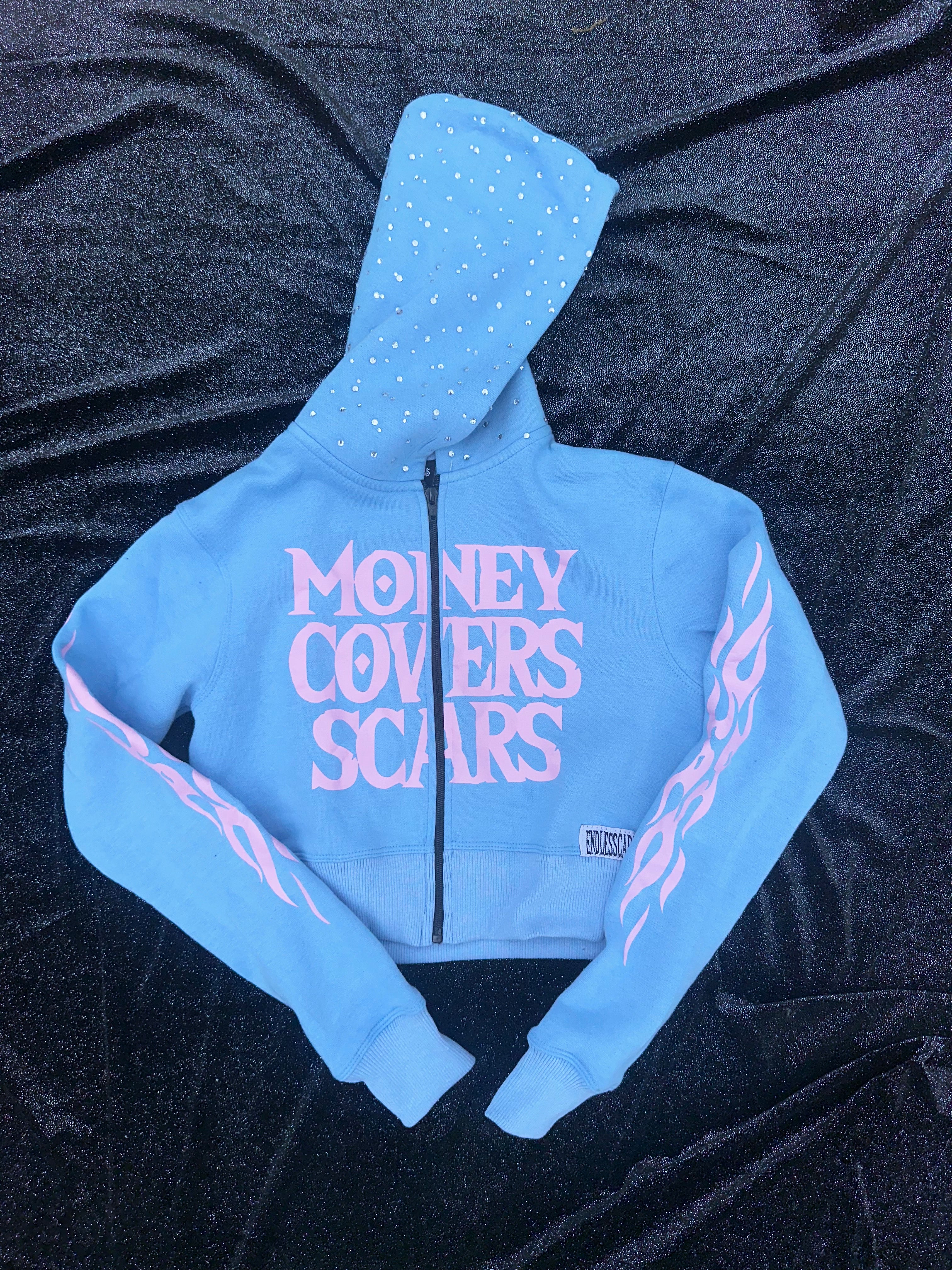 Hotsell Cotton Candy ABG Crop Top Hoodie