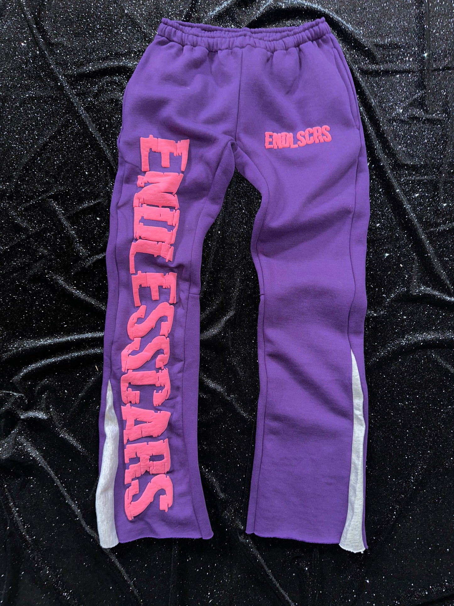 Purple Valentine Puff Flares